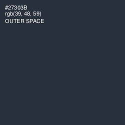 #27303B - Outer Space Color Image